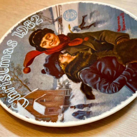 Rare Norman Rockwell Christmas 1982 Collector Plate w/ Certificate of Authority - Picture 8 of 16